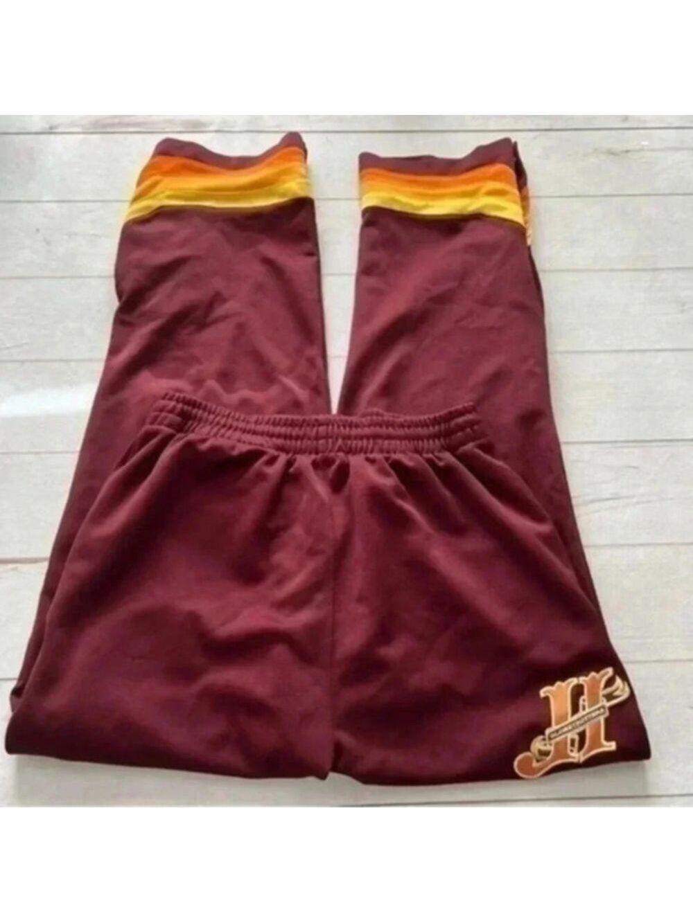 Platinum FUBU Harlem Globetrotters #35 Warmup Basketball Sweatpants Mens…
